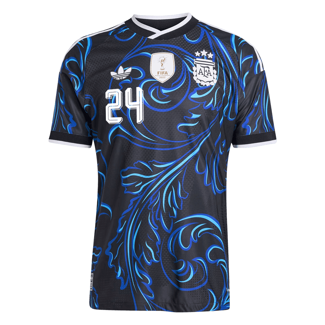 Auténtica camiseta de visitante de E. FERNÁNDEZ #24 de Argentina 2026