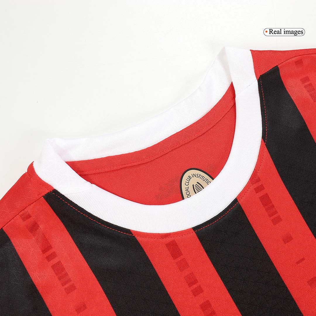 Camiseta de fútbol local auténtica del AC Milan 2024/25