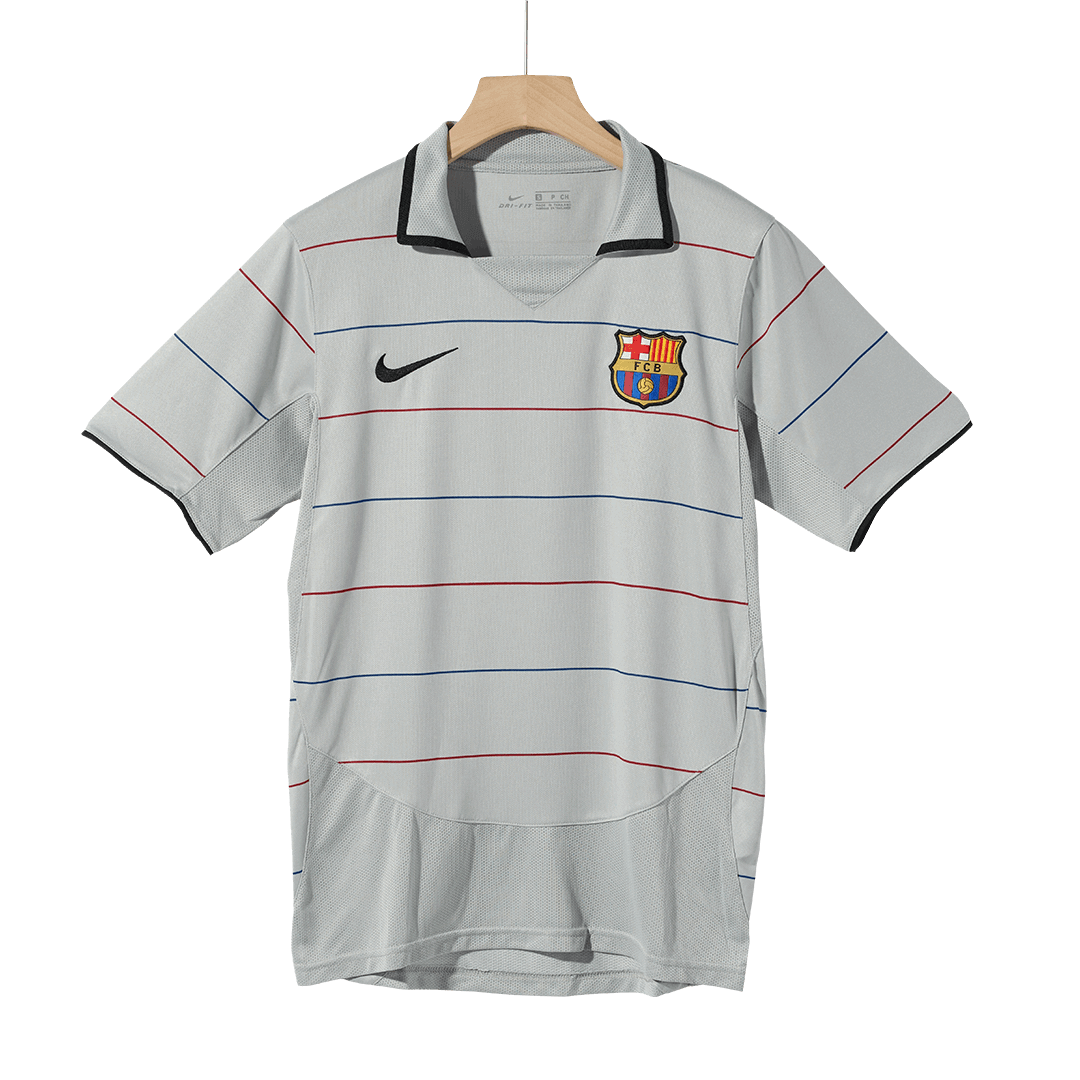 Camiseta retro de fútbol visitante del Barcelona 2003/04