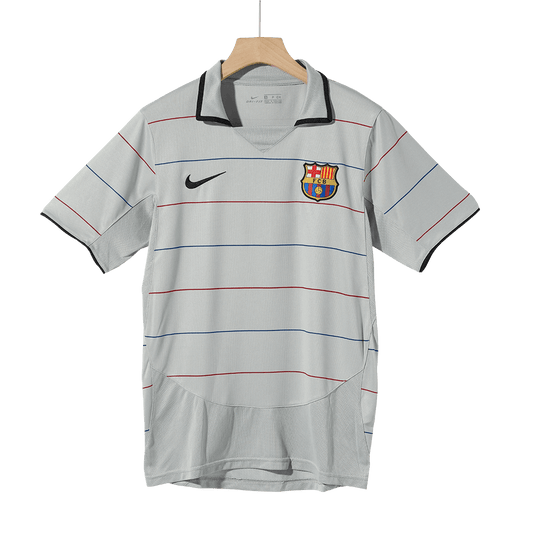 Camiseta retro de fútbol visitante del Barcelona 2003/04