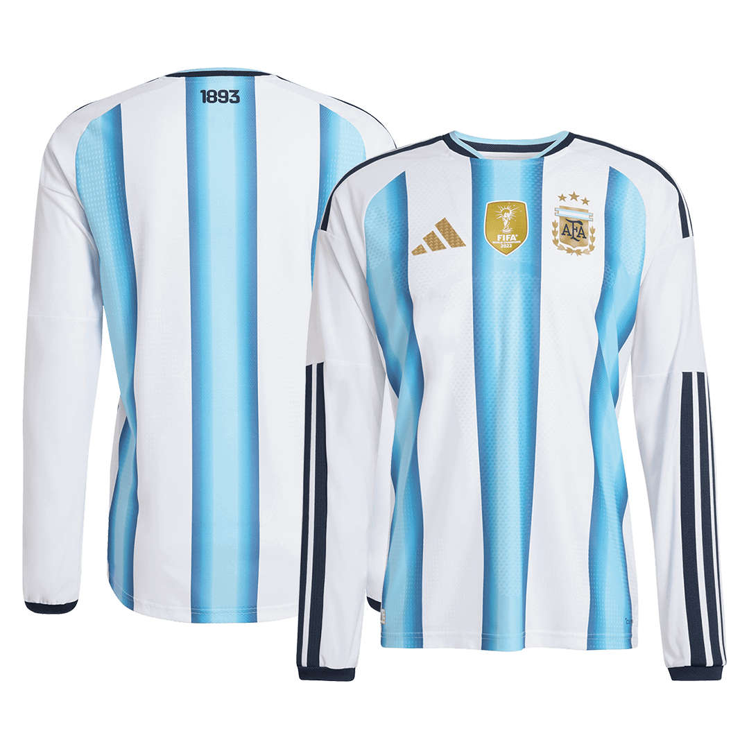 Camiseta de fútbol de manga larga de local de Argentina 2026