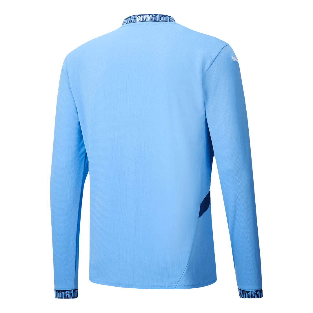 Camiseta de fútbol de manga larga local del Manchester City 2024/25