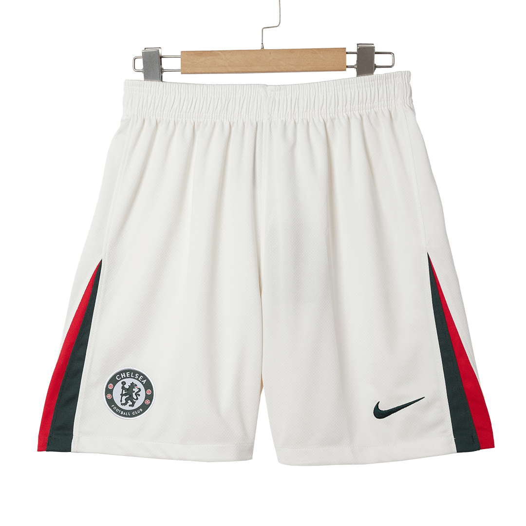 Pantalón corto de fútbol visitante del Chelsea 25/26 blanco
