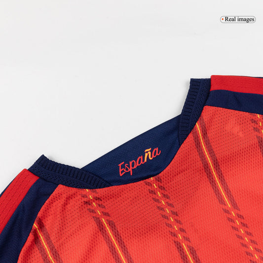 Camiseta de fútbol de manga larga de la selección española (versión jugador, local, 2026)