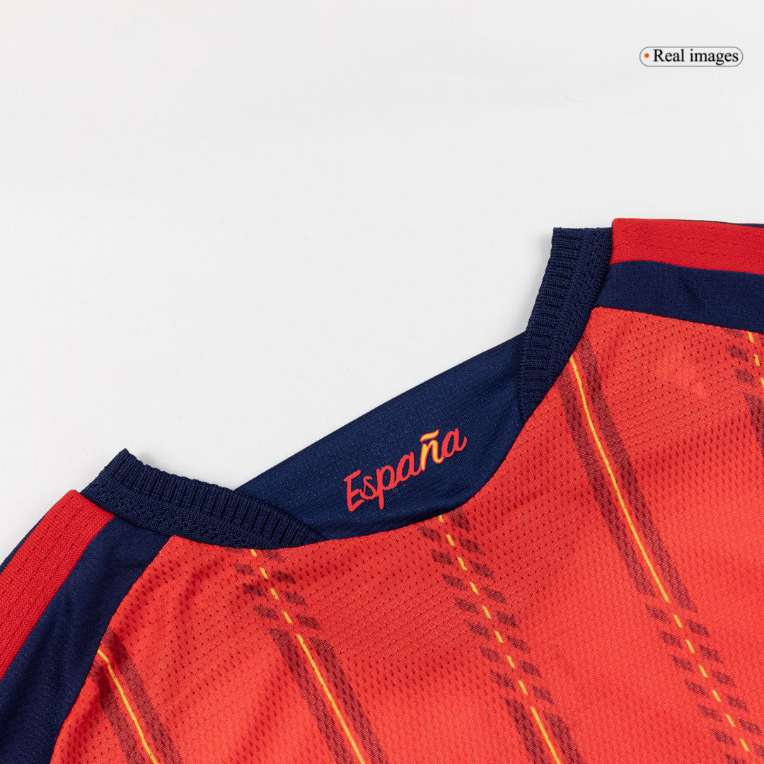 Camiseta de fútbol de manga larga de la selección española (versión jugador, local, 2026)