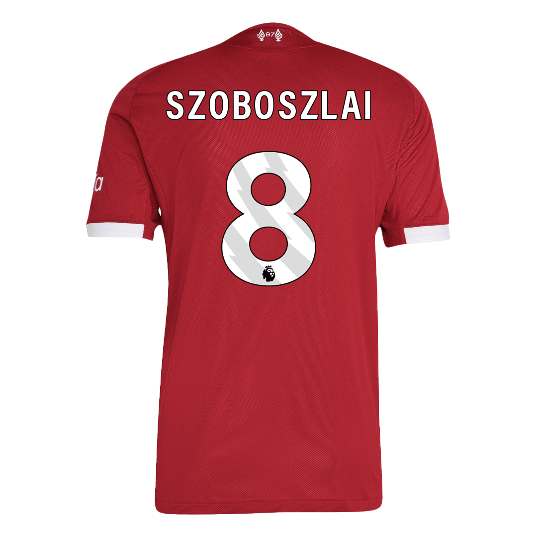 Auténtica camiseta de fútbol local SZOBOSZLAI #8 Liverpool 2025/26