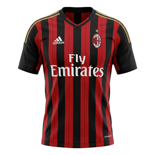 Camiseta retro de fútbol local del AC Milan 2013/14