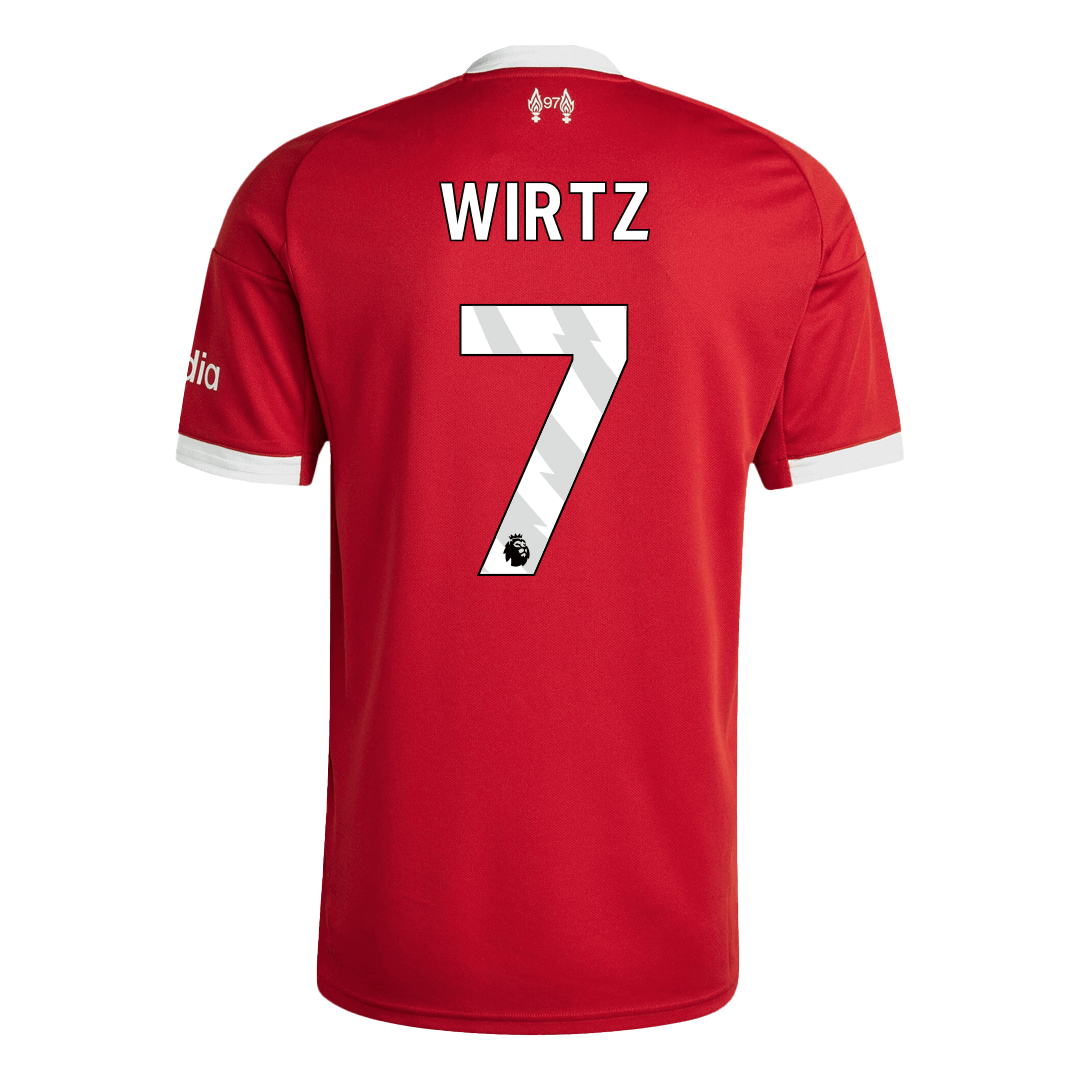 Camiseta de fútbol local WIRTZ #7 del Liverpool 2025/26, roja