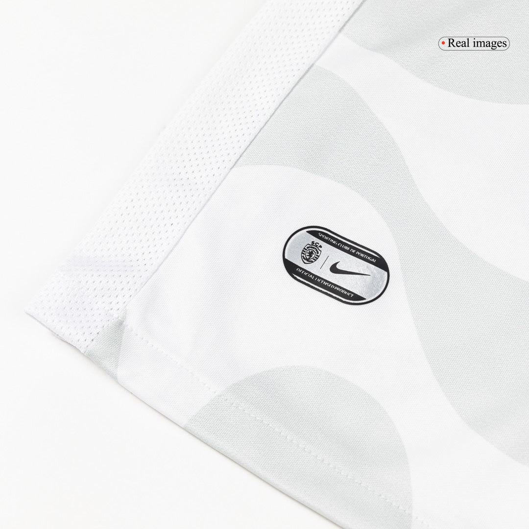 Camiseta de fútbol alternativa del Sporting CP 25/26 blanca