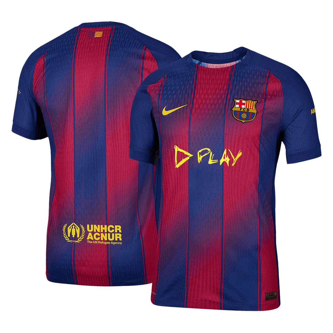 Camiseta de fútbol local auténtica del Barcelona 2025/26