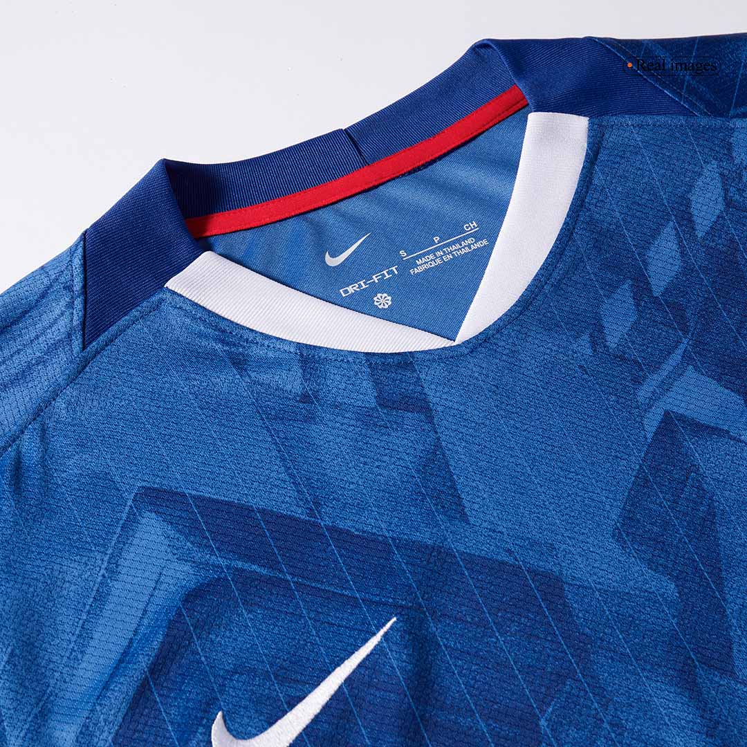 Camiseta de fútbol local del Chelsea #25 CAMPEÓN MUNDIAL 2025/26 Azul - con escudo en el pecho