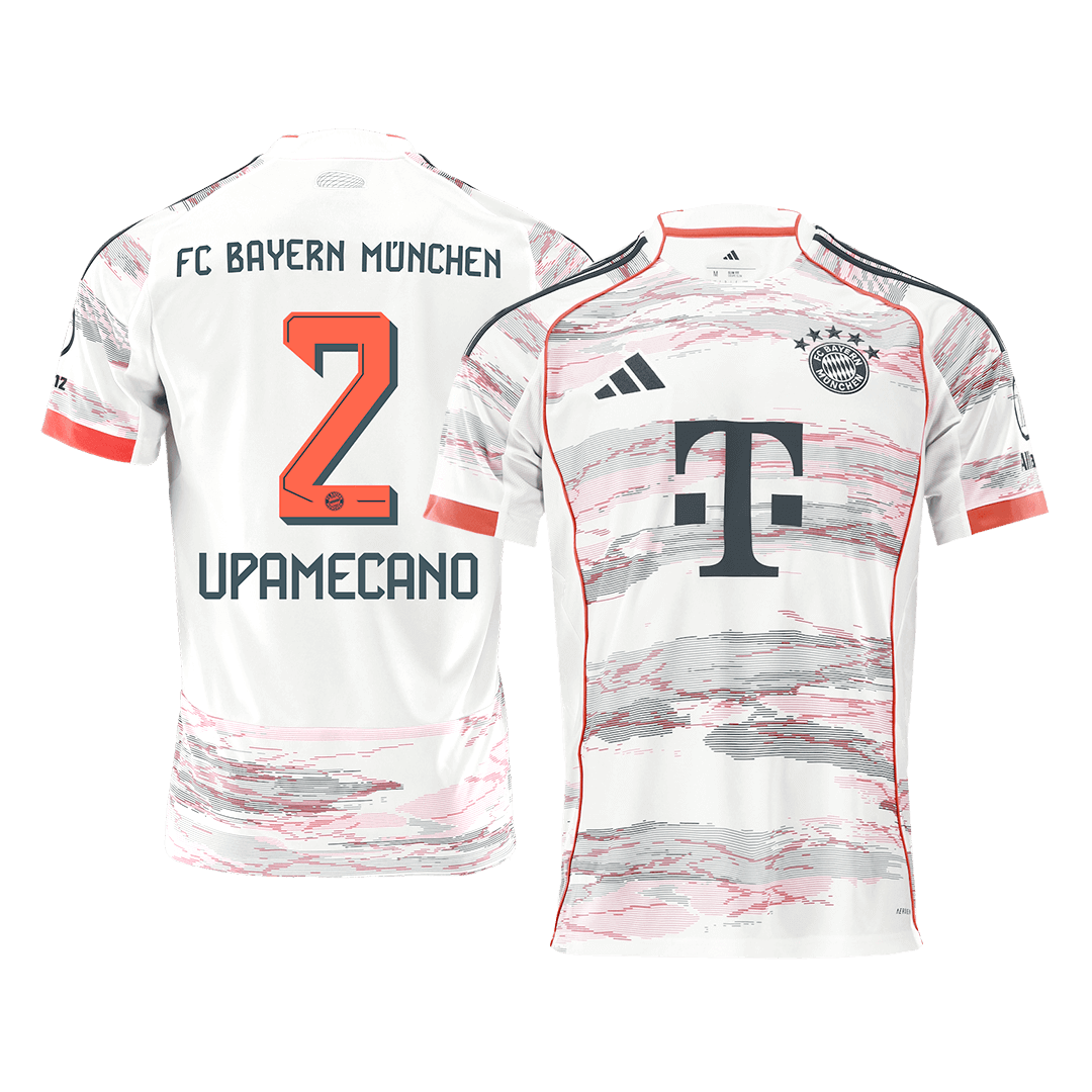 Camiseta de visitante del Bayern Múnich UPAMECANO #2 2025/26