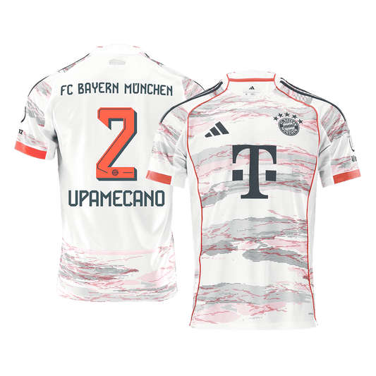 Camiseta de visitante del Bayern Múnich UPAMECANO #2 2025/26