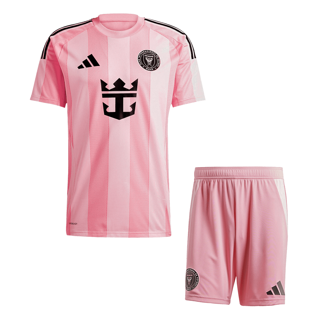 Kit de fútbol local del Inter Miami (camiseta y pantalones cortos) 2025 rosa