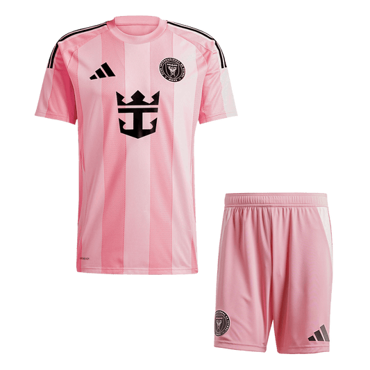 Kit de fútbol local del Inter Miami (camiseta y pantalones cortos) 2025 rosa