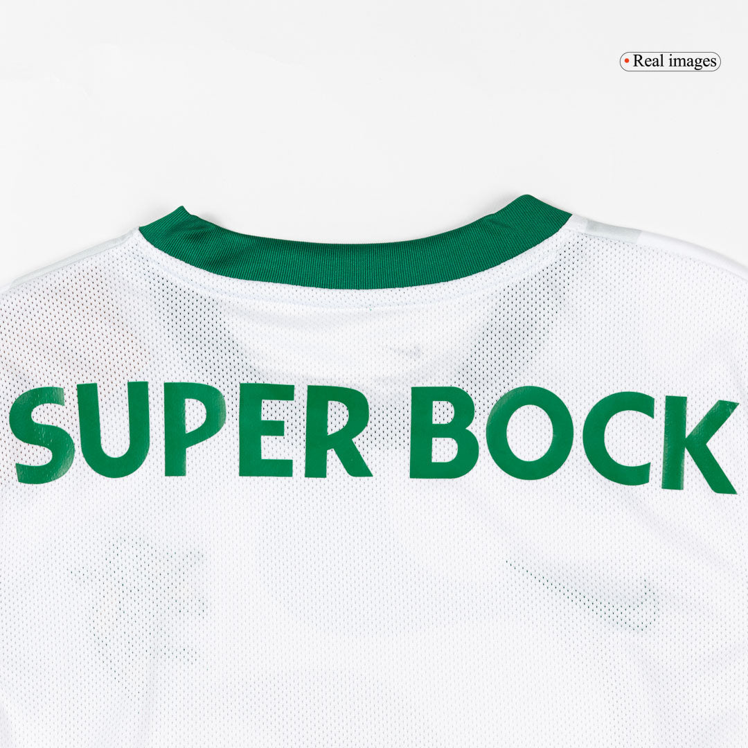 Camiseta de fútbol alternativa del Sporting CP 25/26 blanca