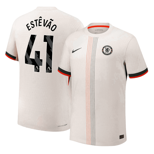 Auténtica camiseta de fútbol ESTÊVÃO #41 Chelsea segunda 2025/26