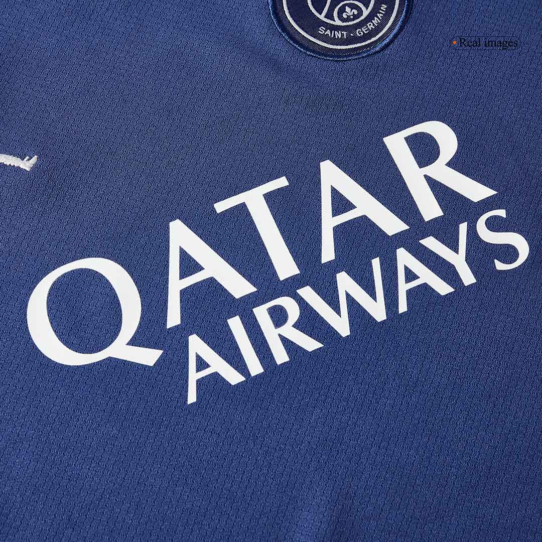 Kit de fútbol visitante del PSG para niños (Kit y pantalón corto) 2024/25, azul marino