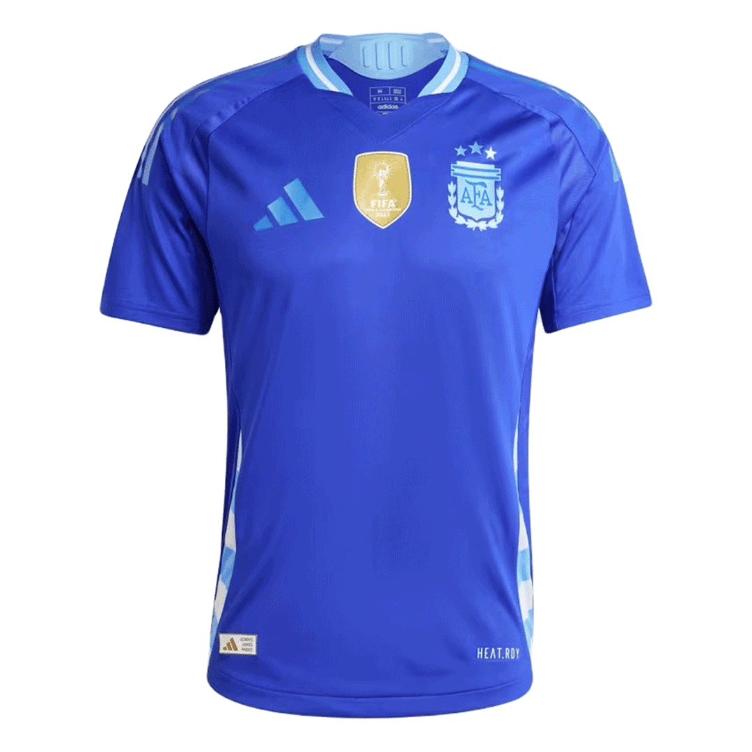 Camiseta de fútbol visitante auténtica de Argentina 2024