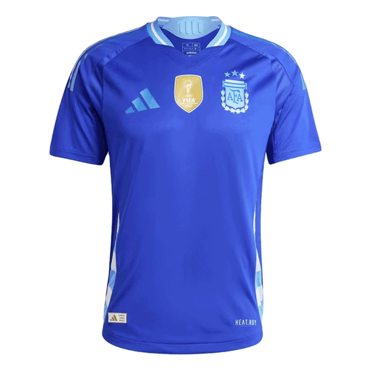 Camiseta de fútbol visitante auténtica de Argentina 2024