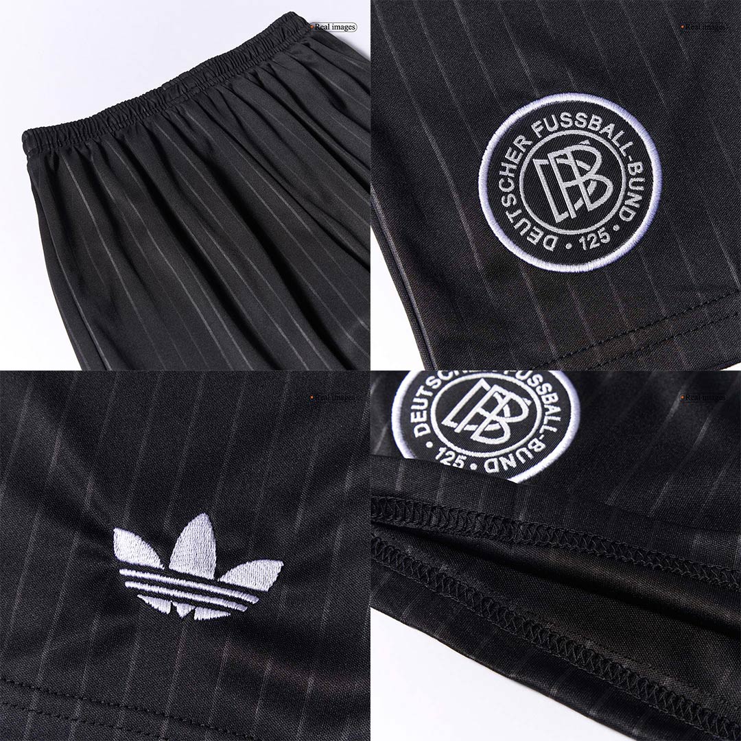Kit de fútbol del 125.º aniversario de Alemania para niños (camiseta y pantalón corto) 2025, color blanco