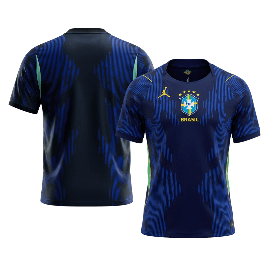 Camiseta de visitante de Brasil para el Mundial 2026, color azul marino