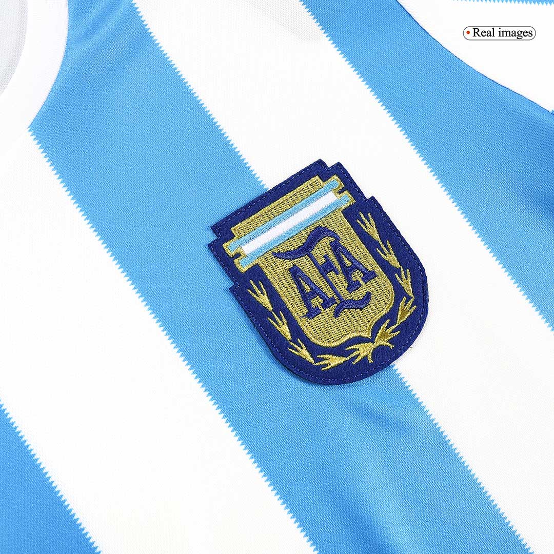 Camiseta retro de fútbol local de Argentina de 1986