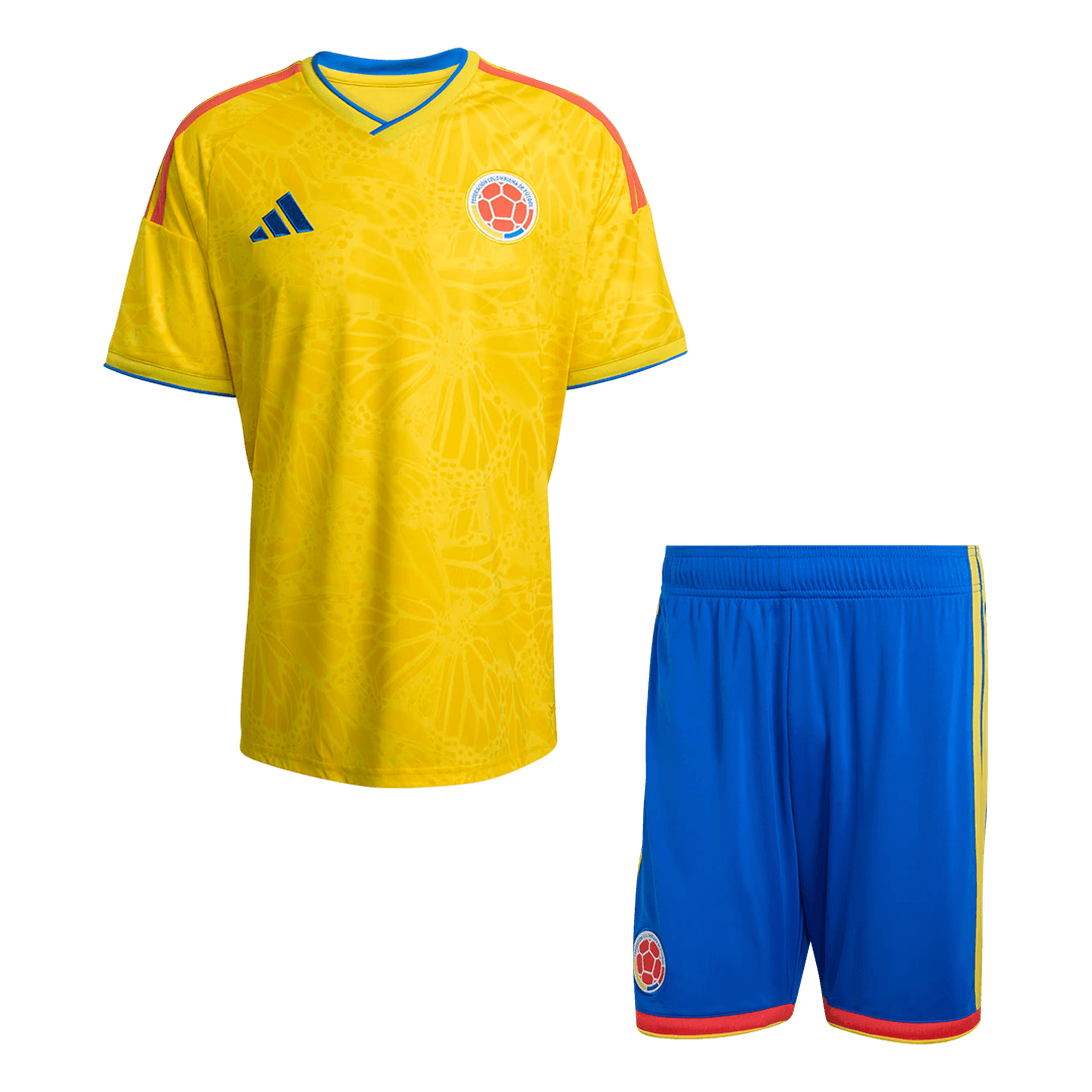 Equipación local de Colombia (camiseta + pantalón corto) para el Mundial 2026