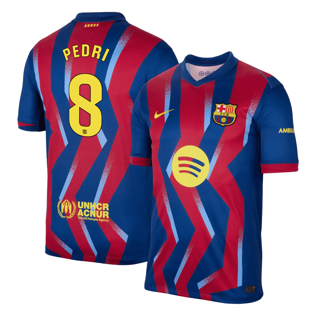 Camiseta de fútbol visitante del Barcelona PEDRI #8 2025/26 (cuarta equipación)