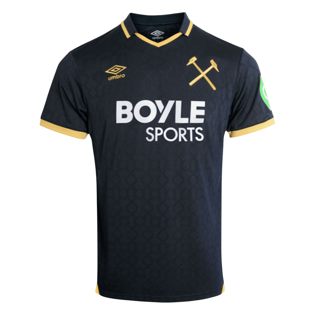Camiseta de fútbol de visitante del West Ham United (tercera equipación) 2025/26