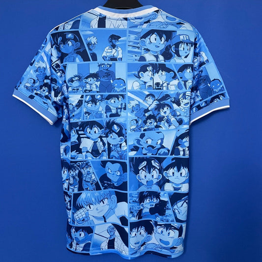 Camiseta talla 25/26 Anime japonés nueva Azul especial B