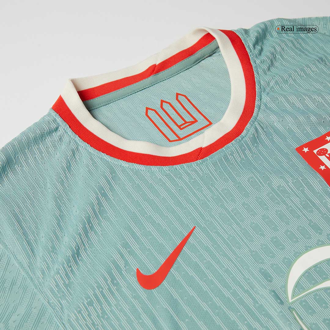Camiseta de fútbol visitante auténtica de Griezmann #7 del Atlético de Madrid 2024/25