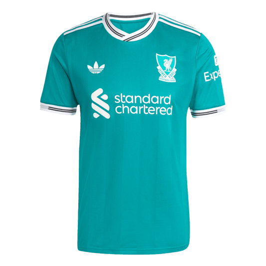 Camiseta de fútbol de visitante del Liverpool 2025/26