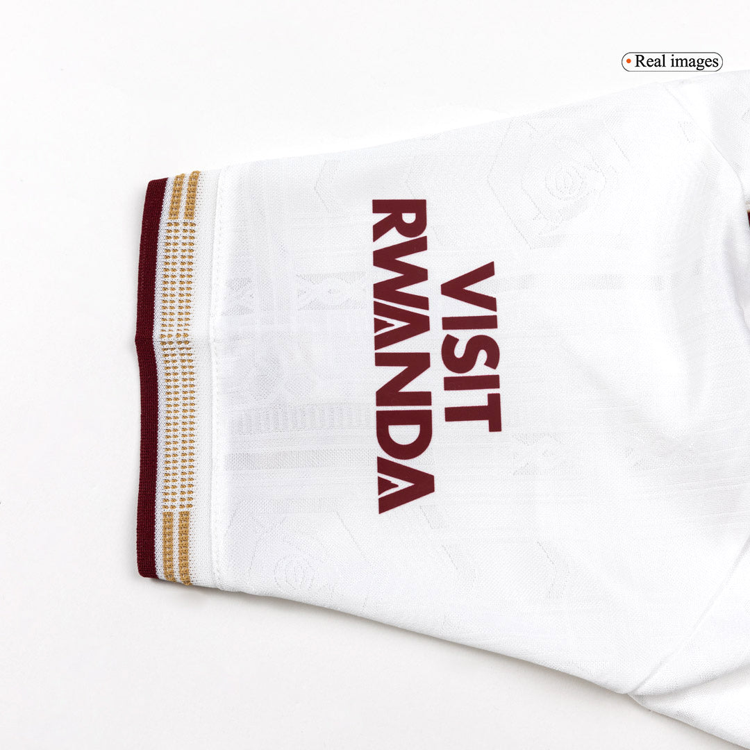 Camiseta de fútbol de visitante del Arsenal 2025/26, auténtica, blanca