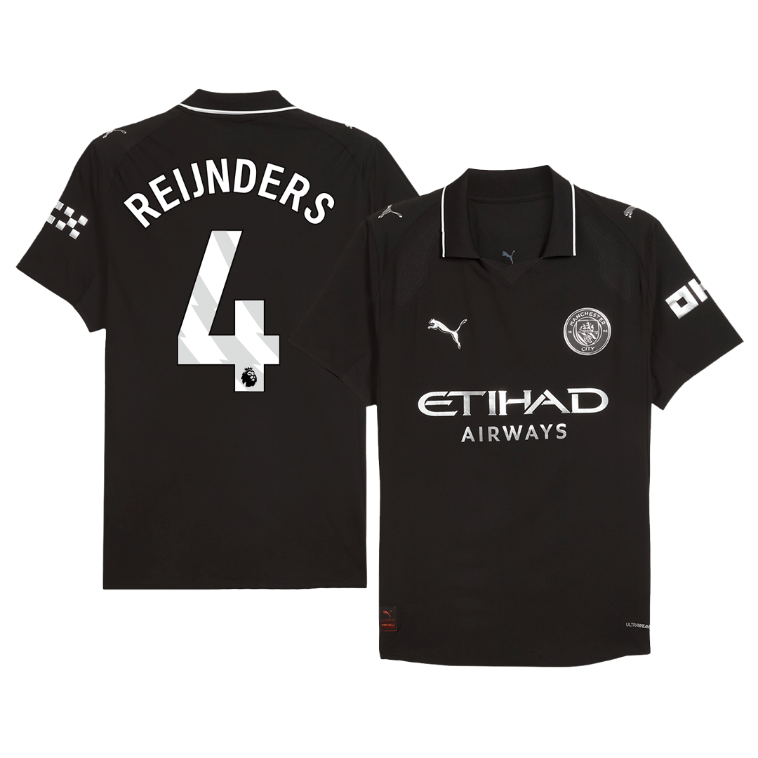 Auténtica camiseta de fútbol REIJNDERS #4 Manchester City visitante 2025/26
