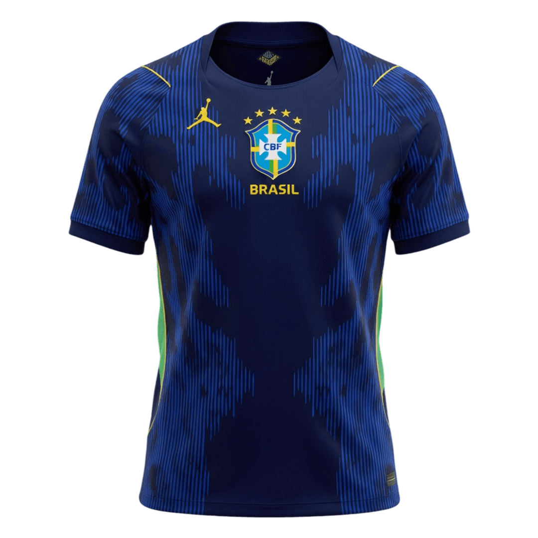 Camiseta de visitante de Brasil para el Mundial 2026, color azul marino