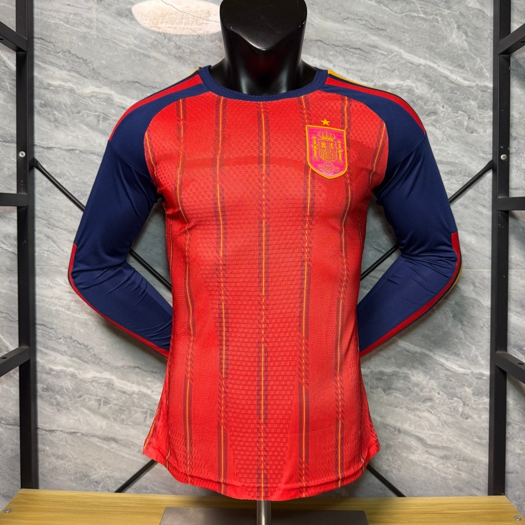 Camiseta local de España 26/27 de manga larga