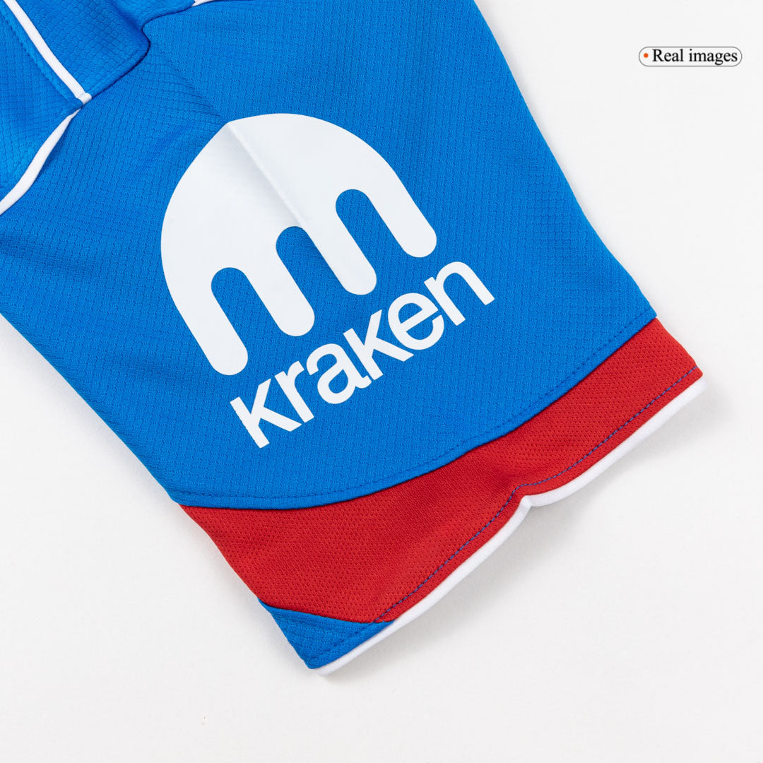 Kit de fútbol de visitante del Atlético de Madrid (Kit y pantalón corto) 2025/26