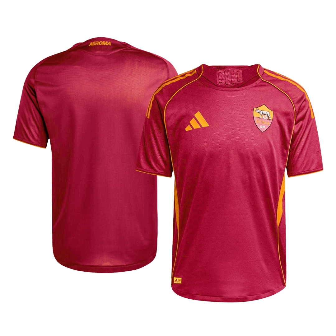Camiseta de fútbol local auténtica de la Roma 2025/26