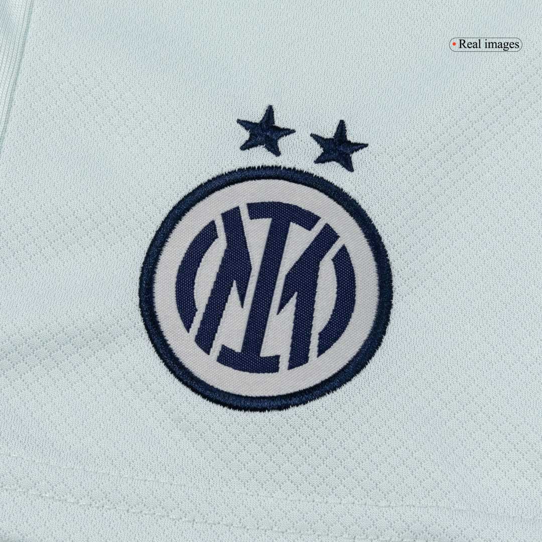 Kit de fútbol visitante del Inter de Milán para niño (camiseta y pantalón corto) 2025/26, color blanco