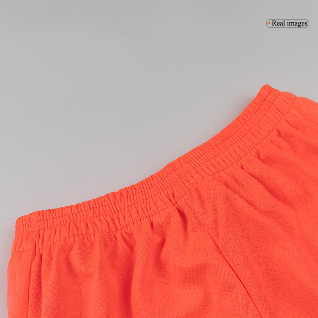 Kit de fútbol infantil de visitante del Barcelona (camiseta, pantalón corto y medias) 2025/26