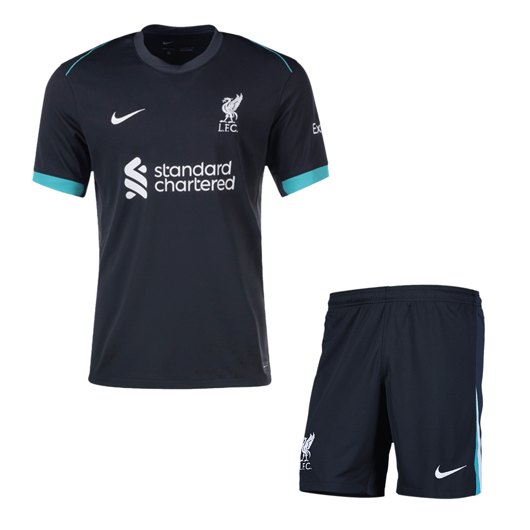 Kit de visitante del Liverpool (camiseta y pantalones cortos)