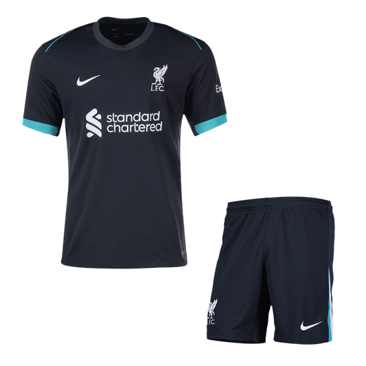 Kit de visitante del Liverpool (camiseta y pantalones cortos)
