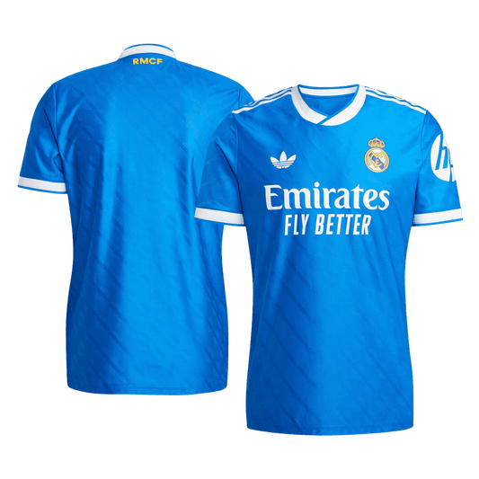 Camiseta de fútbol de la tercera equipación del Real Madrid 2025/26 auténtica