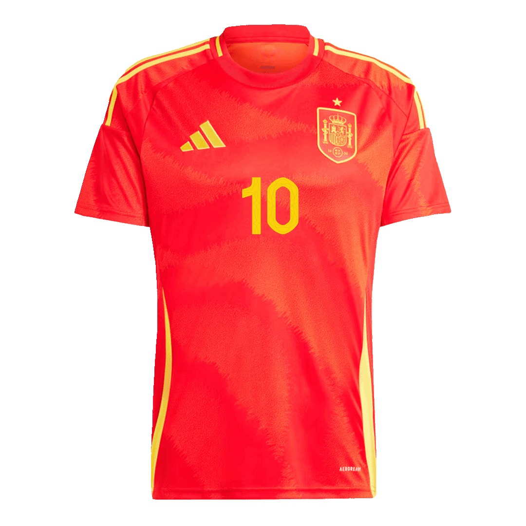 Camiseta de fútbol local de España OLMO #10 para la Eurocopa 2024