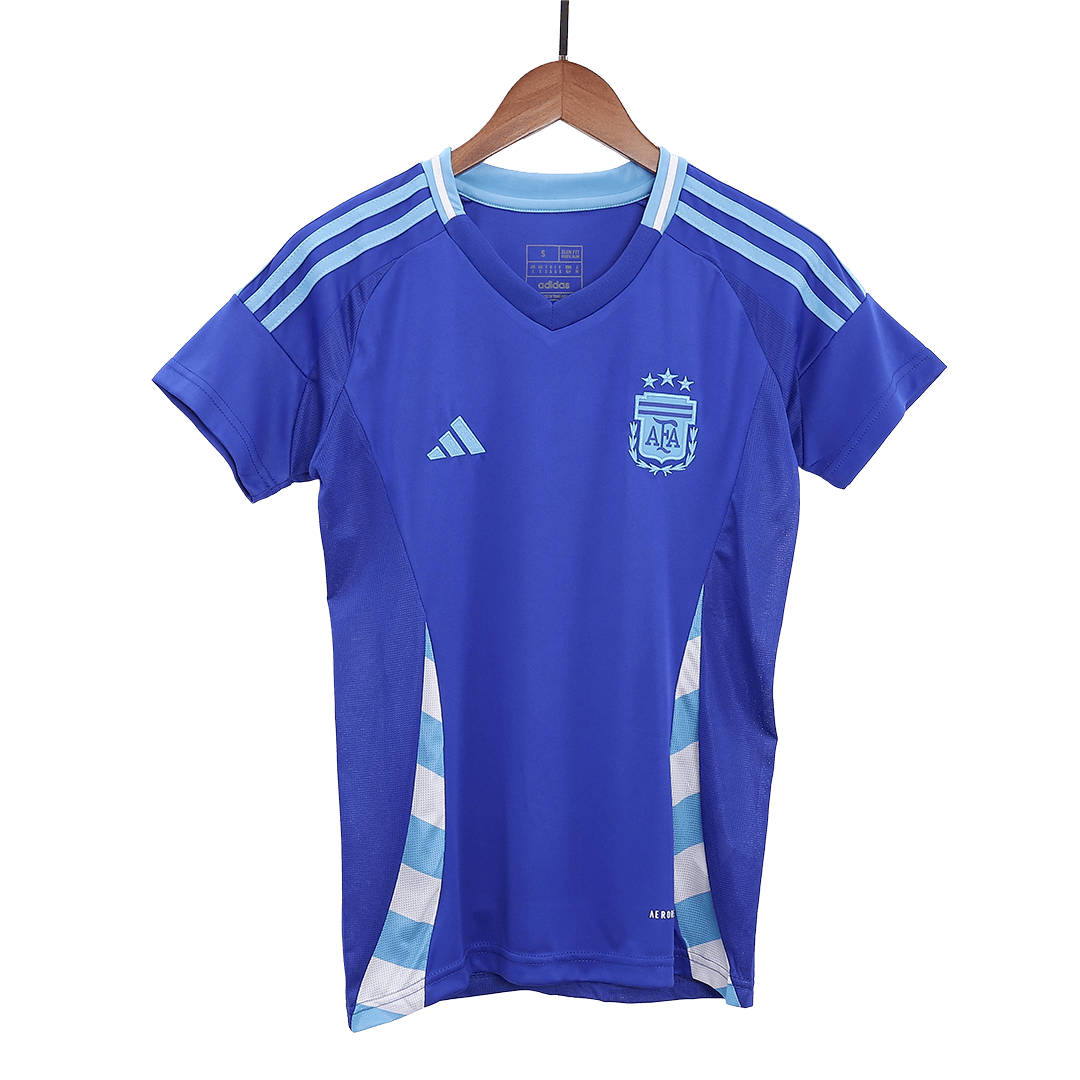 Camiseta de fútbol visitante de Argentina para mujer 2024