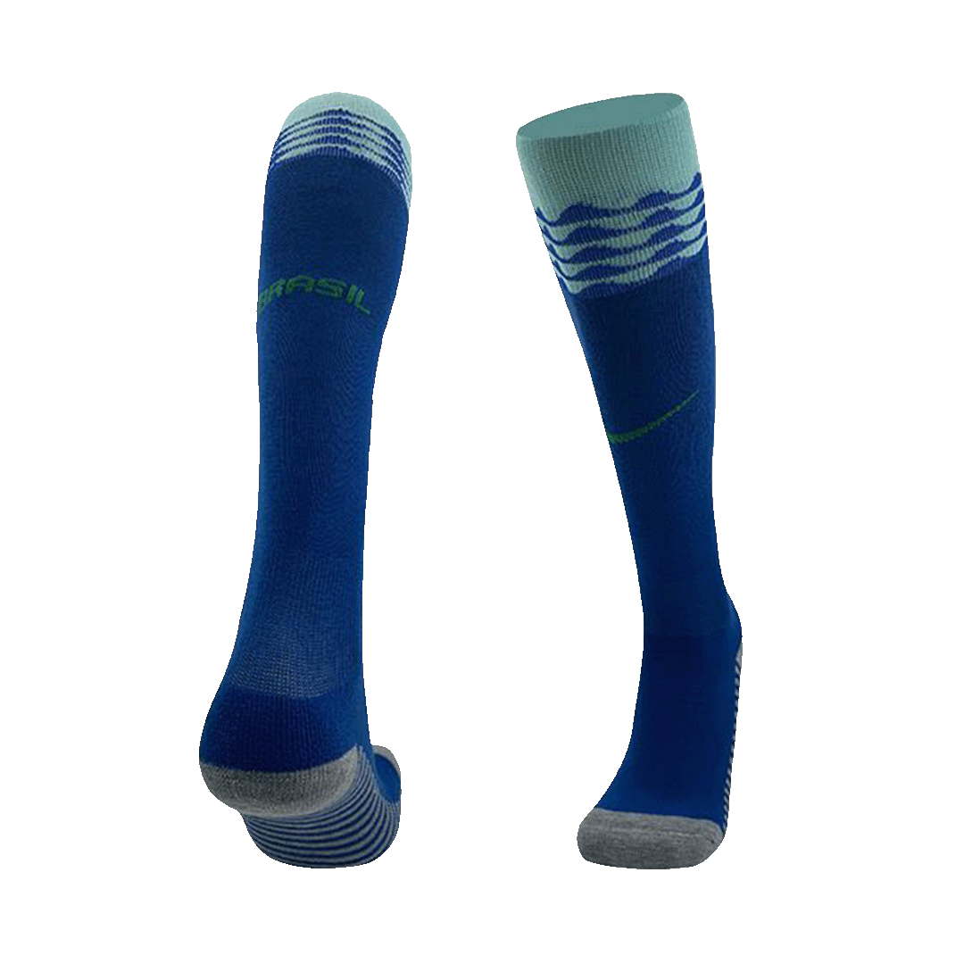 Kit de fútbol visitante de Brasil para niños (camiseta, pantalón corto y medias) Copa América 2024