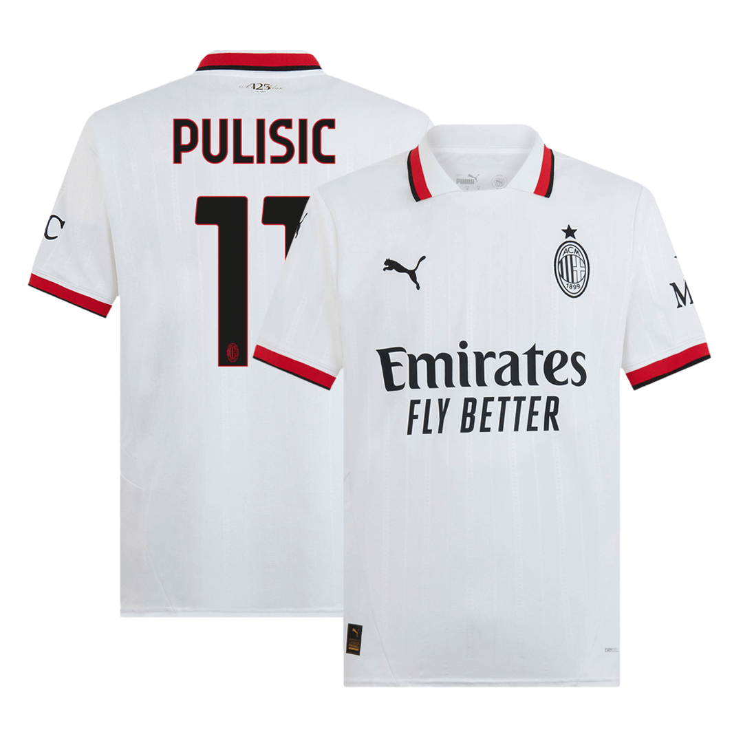Camiseta de fútbol visitante del AC Milan PULISIC #11