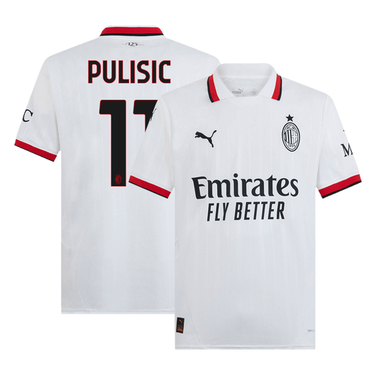 Camiseta de fútbol visitante del AC Milan PULISIC #11