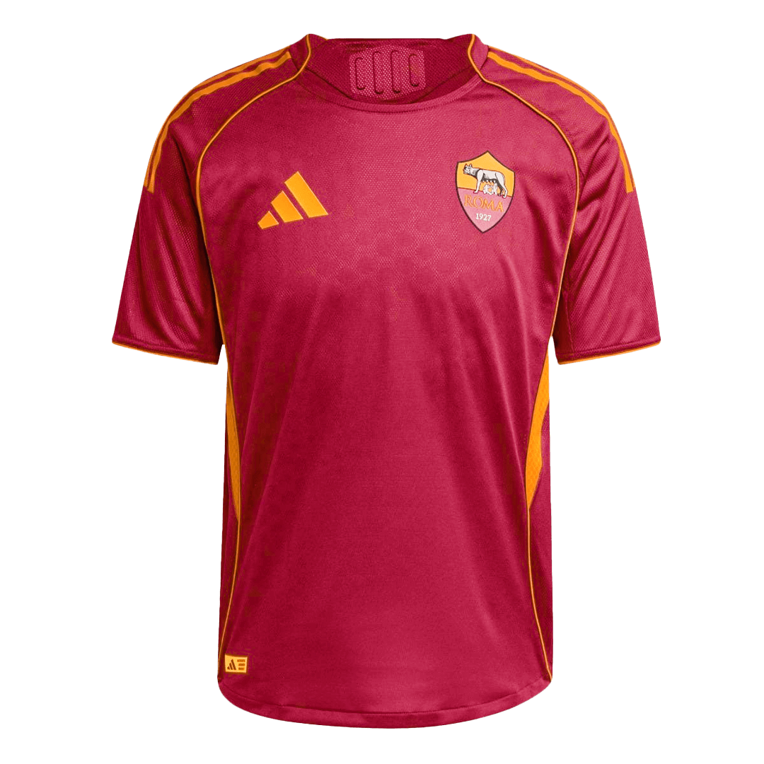 Camiseta de fútbol local auténtica de la Roma 2025/26
